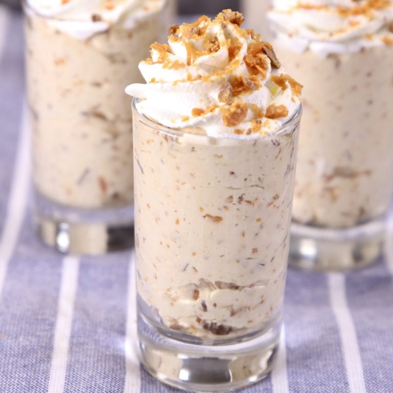 No Bake Butterfinger Cheesecake