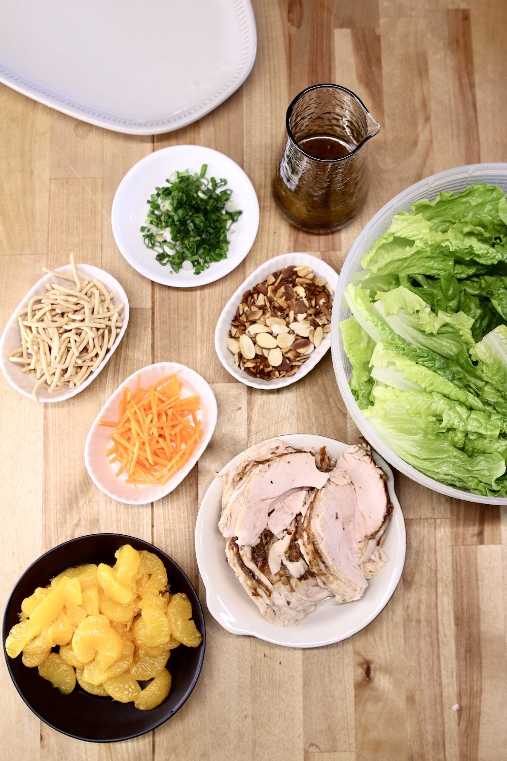 ingredients for mandarin orange chicken salad