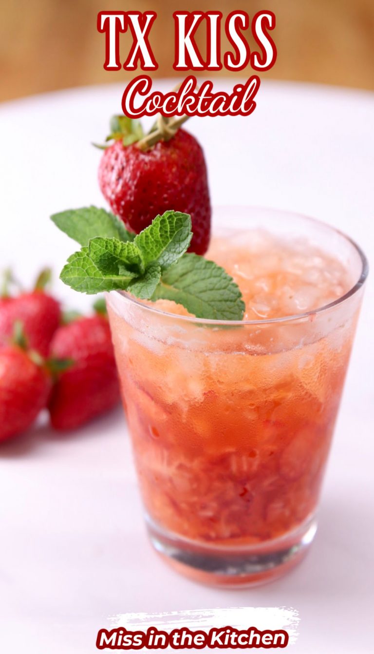 TX Kiss Cocktail with text overlay