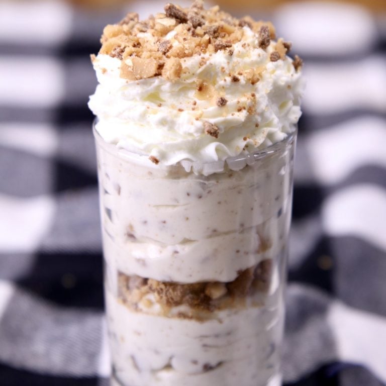 No Bake Toffee Cheesecake