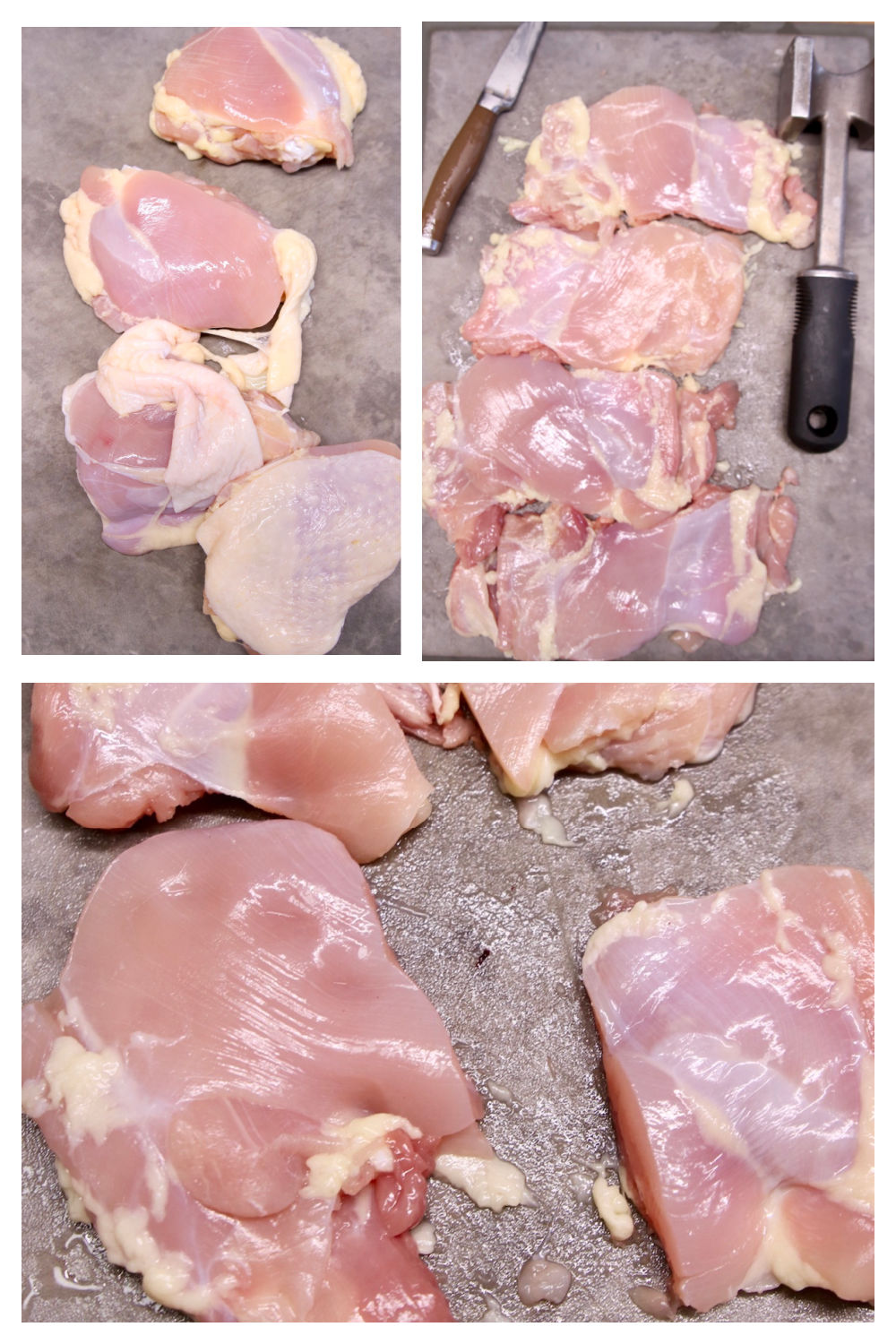 how to debone chicken thighs