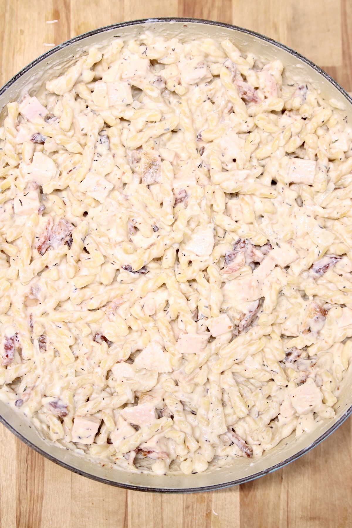 chicken and bacon pasta casserole