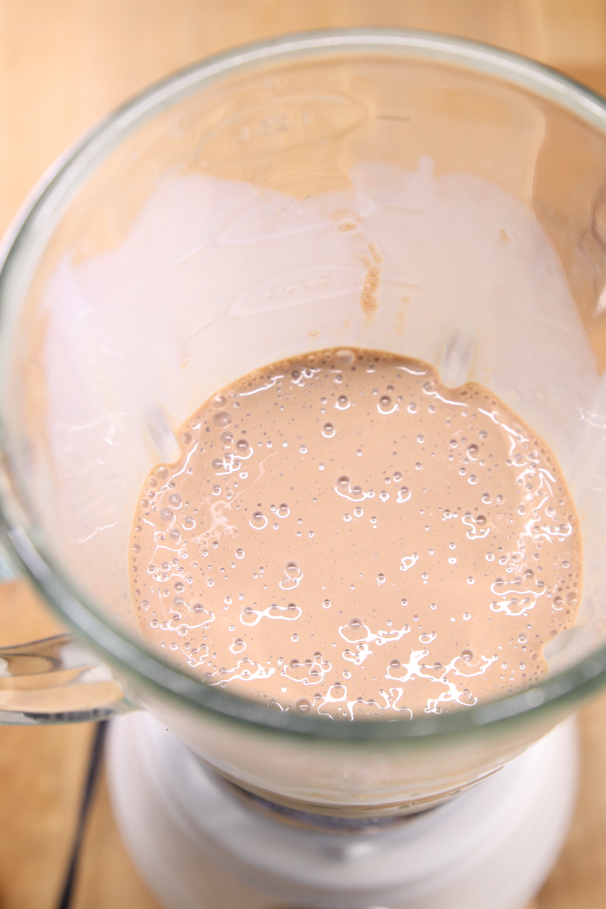 blended chocolate Irish Cream shake