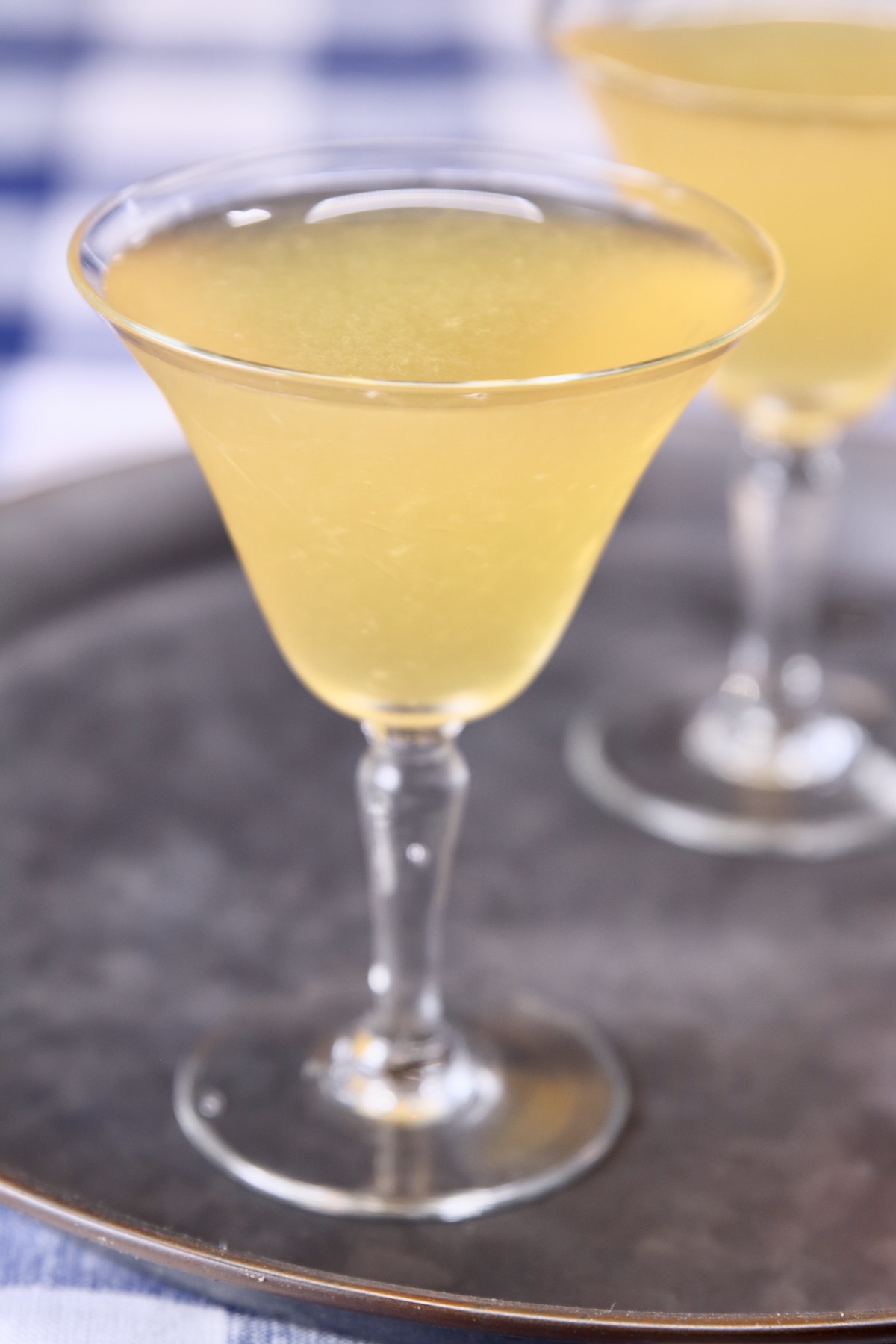 Brandy Daisy Cocktail in coupe glass