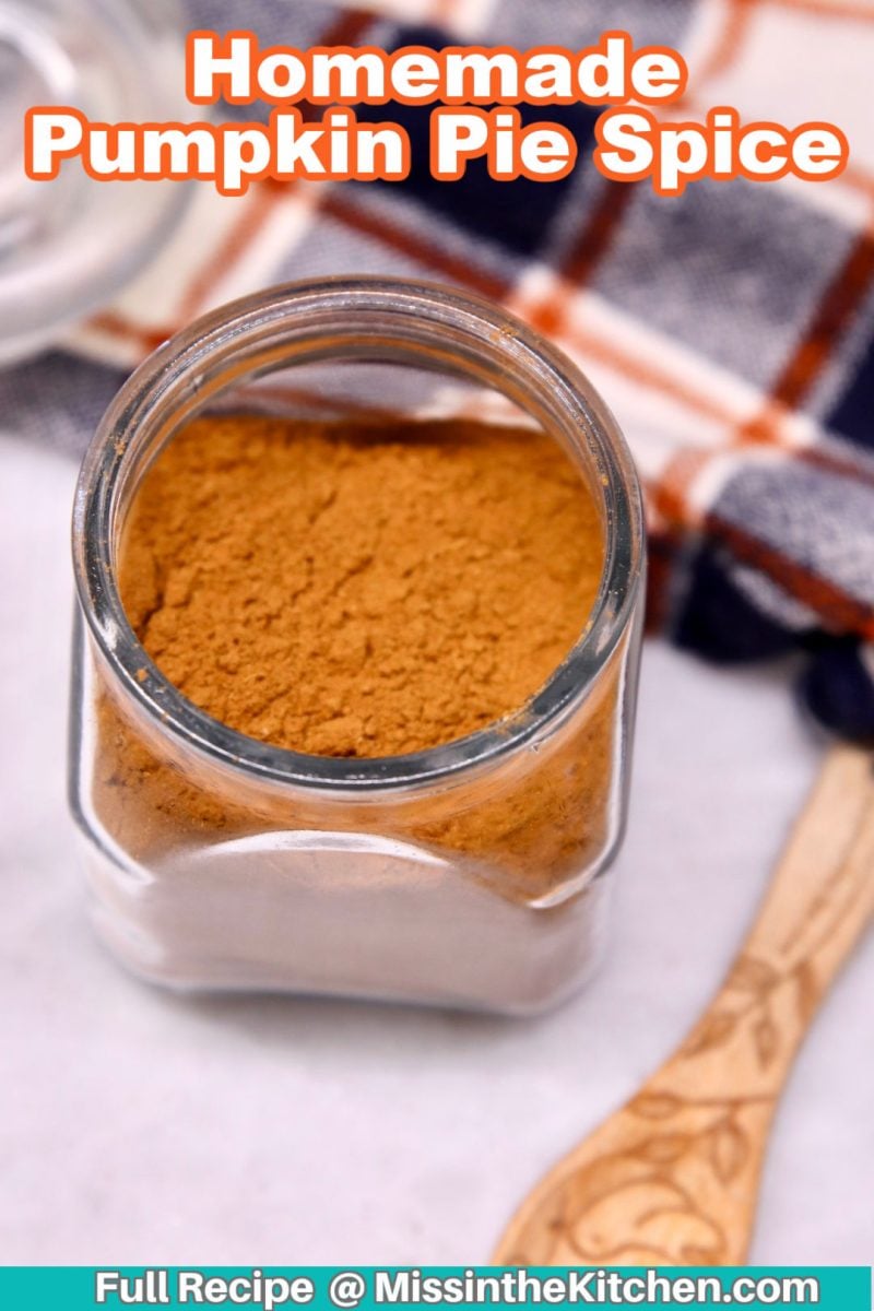 pumpkin pie spice - text overlay