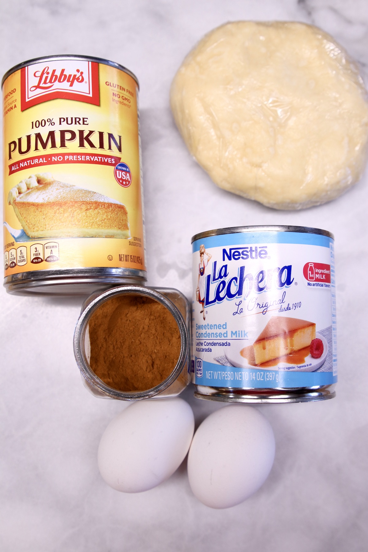 Pumpkin Pie Ingredients