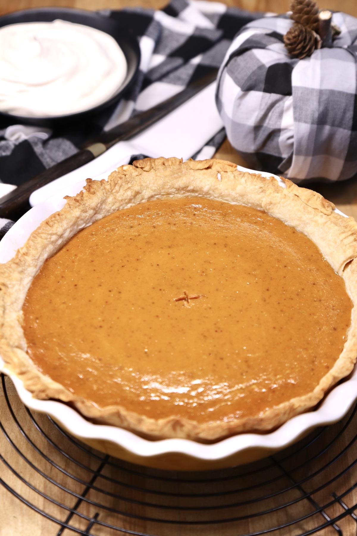 whole pumpkin pie
