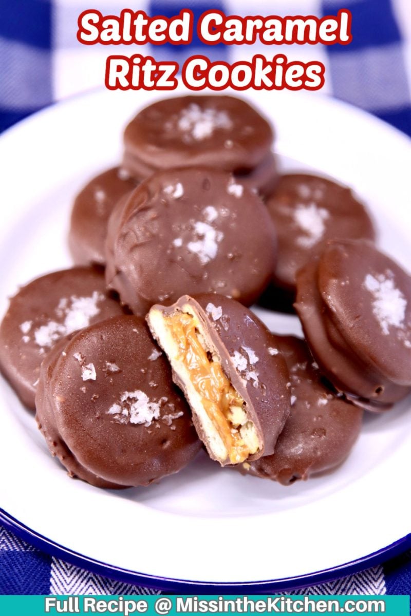 Salted Caramel Ritz Cookies