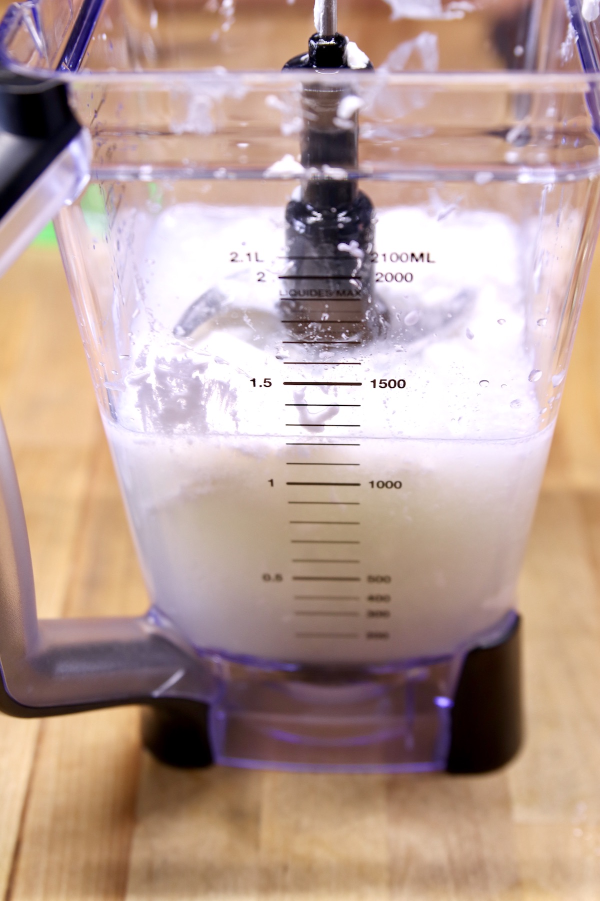 blender of coconut margaritas