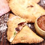 air fryer calzone with ham and cheese