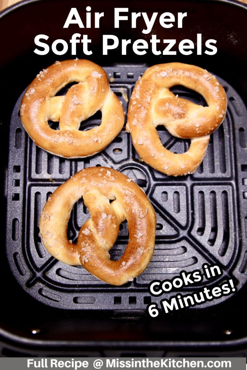 air fryer soft pretzels