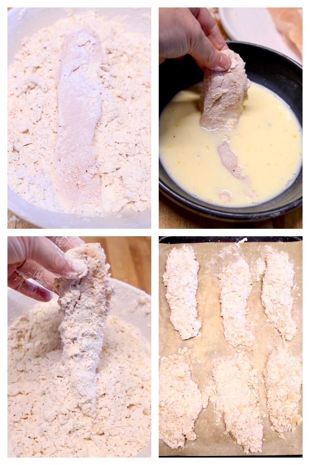breading chicken tenders