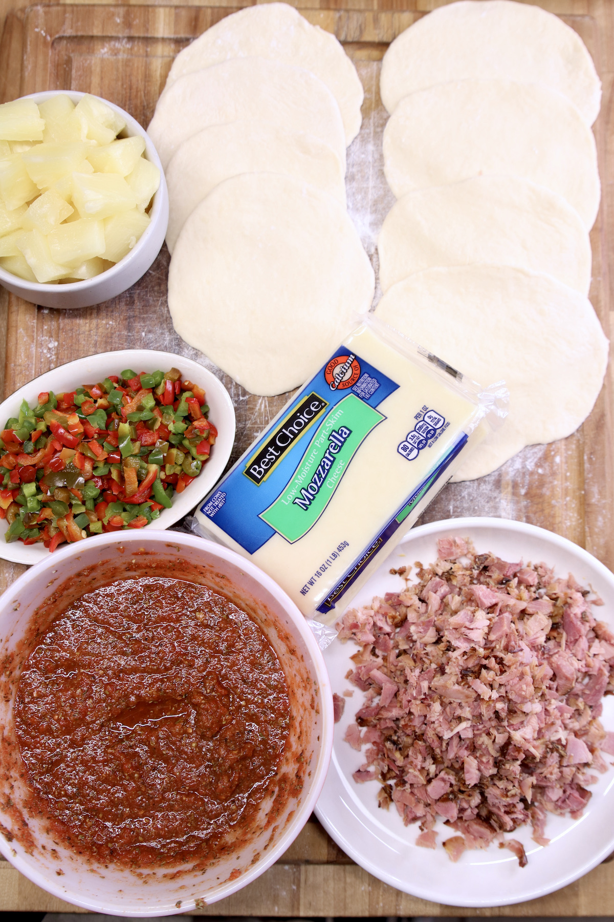 ingredients for calzone