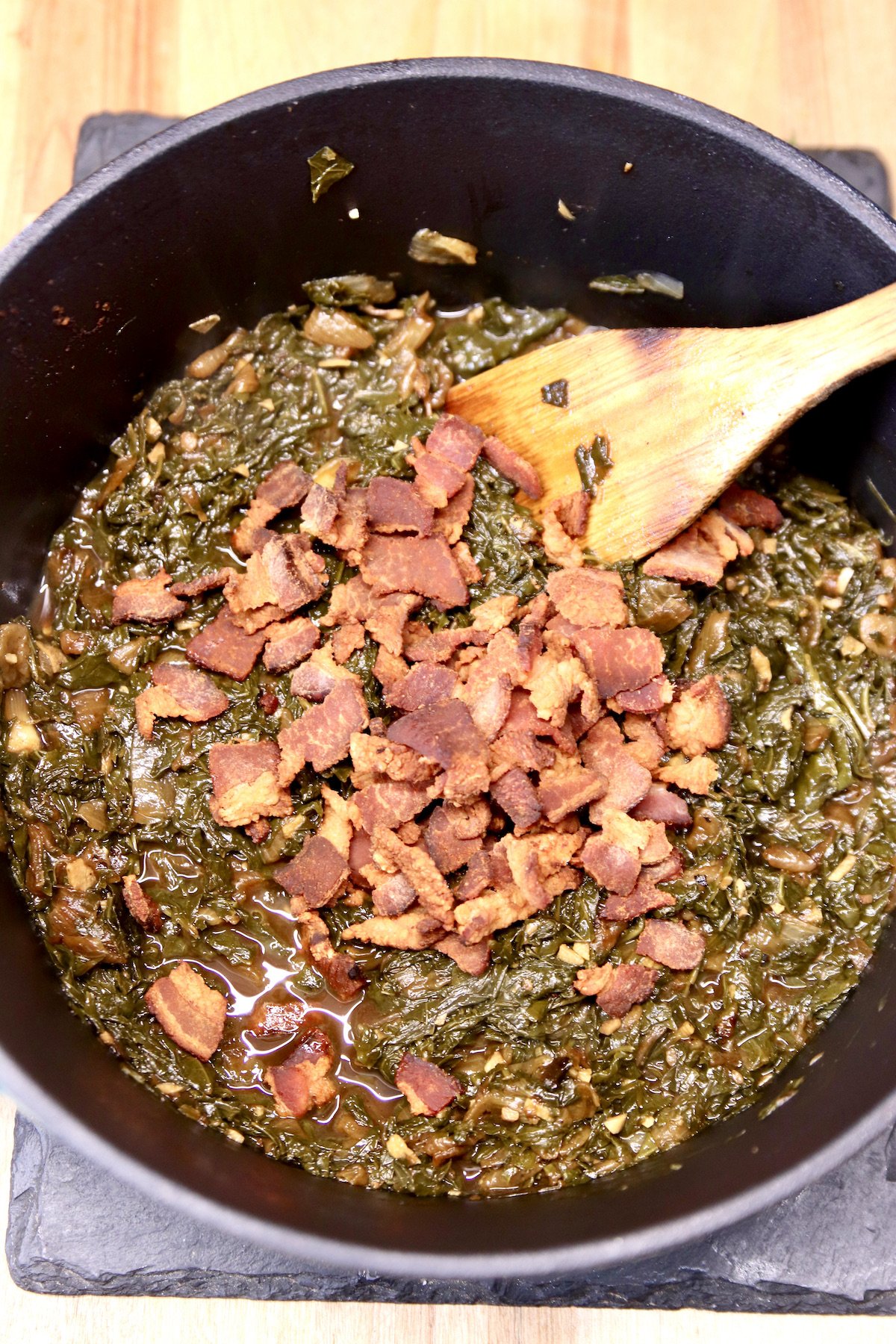 turnip greens with bacon