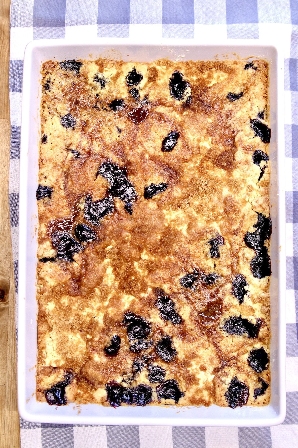 Baked Blackberry Dump Cake.