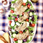Chicken Salad on a platter.
