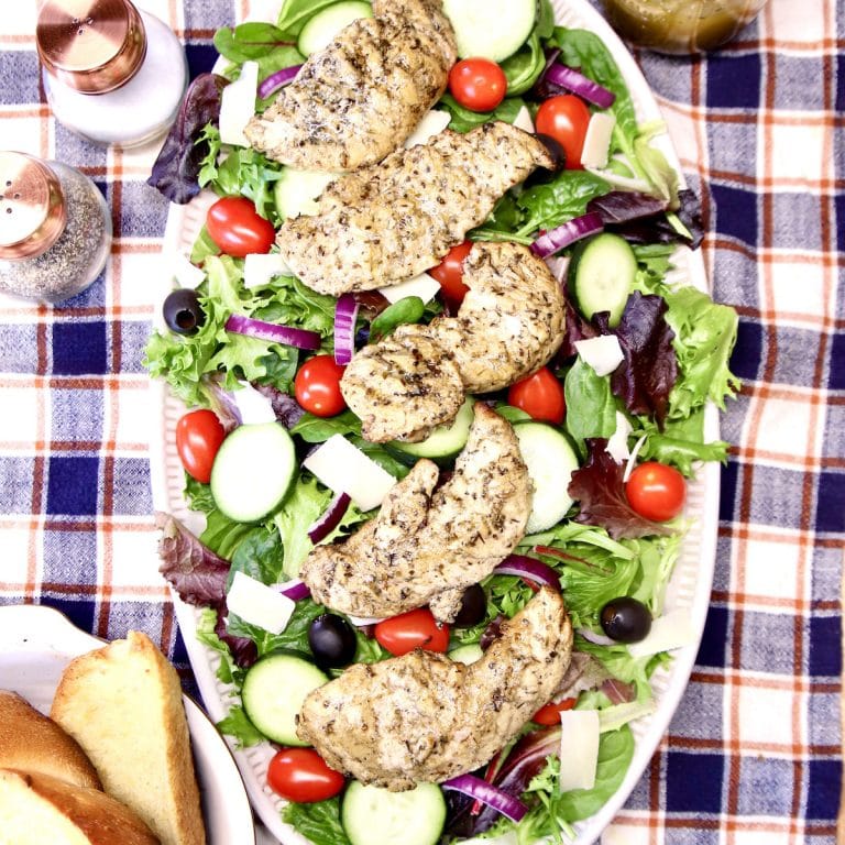 Chicken Salad on a platter.