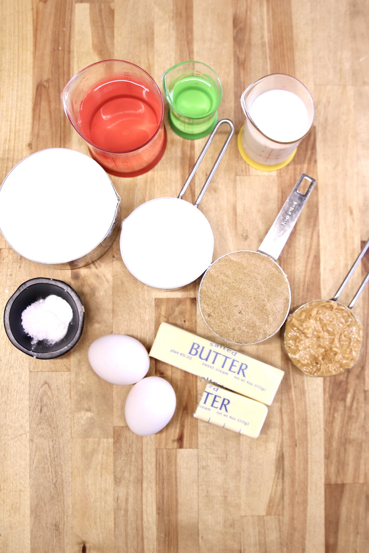 Peanut Butter Sheet Cake Ingerdients