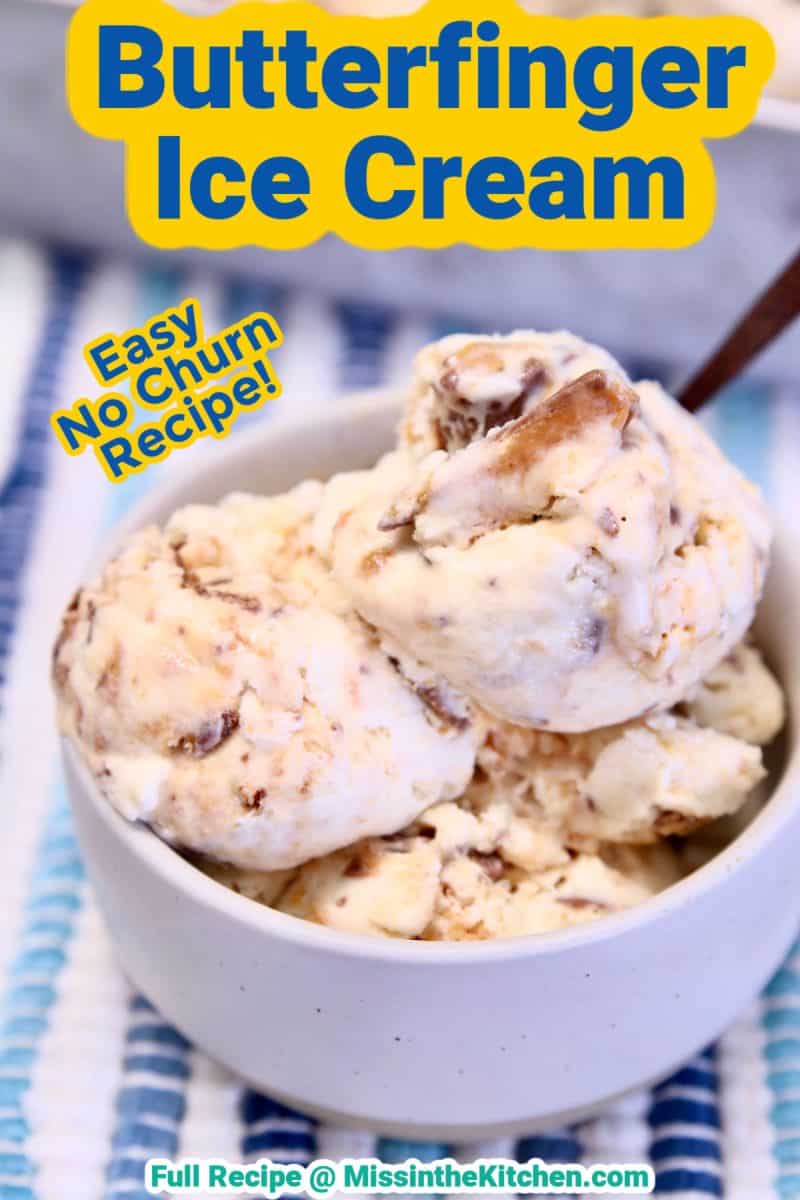 Butterfinger Ice Cream