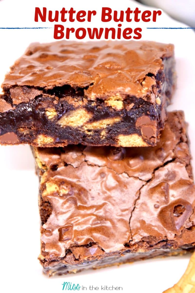 2 Nutter Butter brownies.