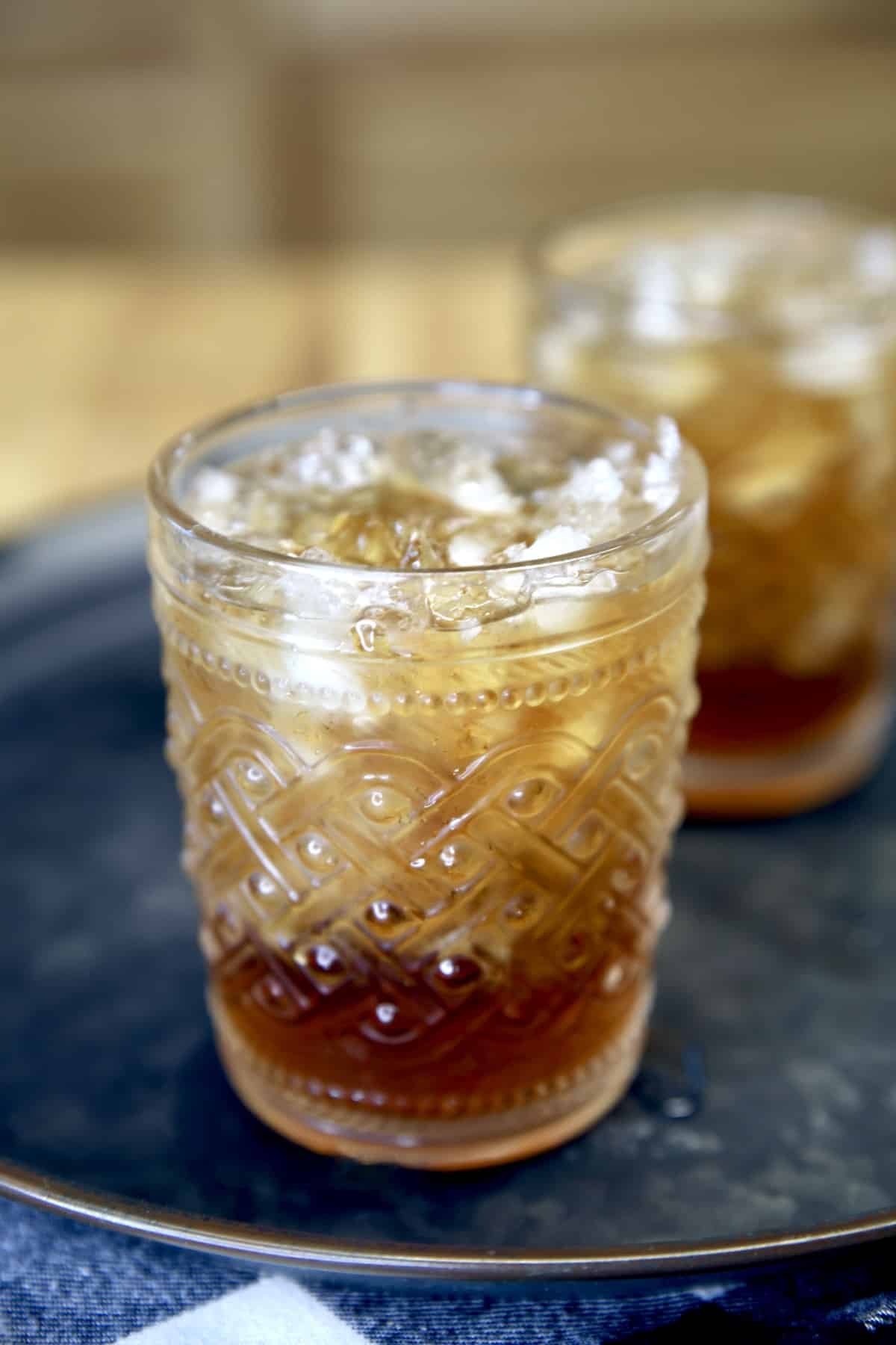 2 Black Russian cocktails.