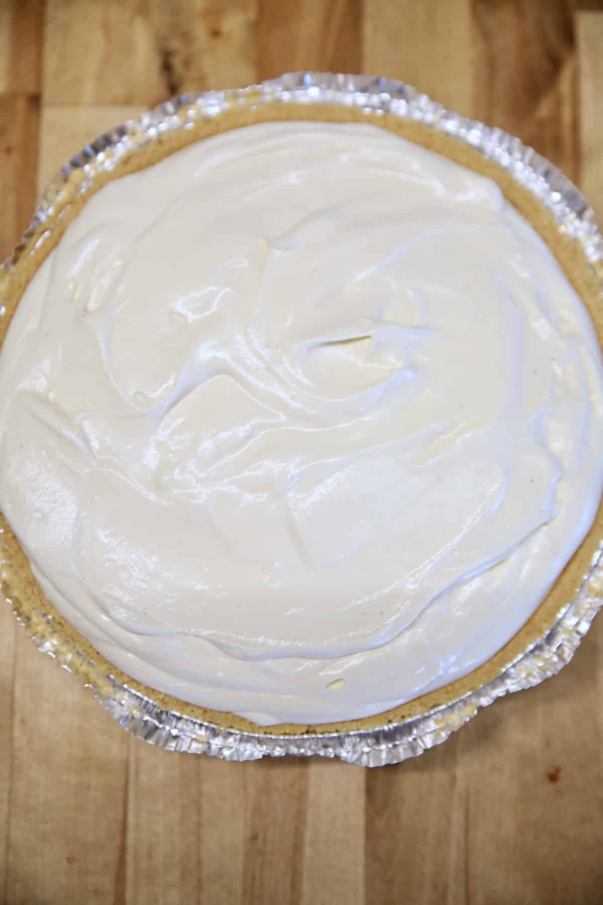 No Bake Cheesecake pie. 