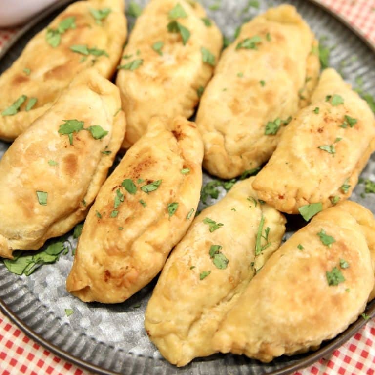 Platter of empanadas.