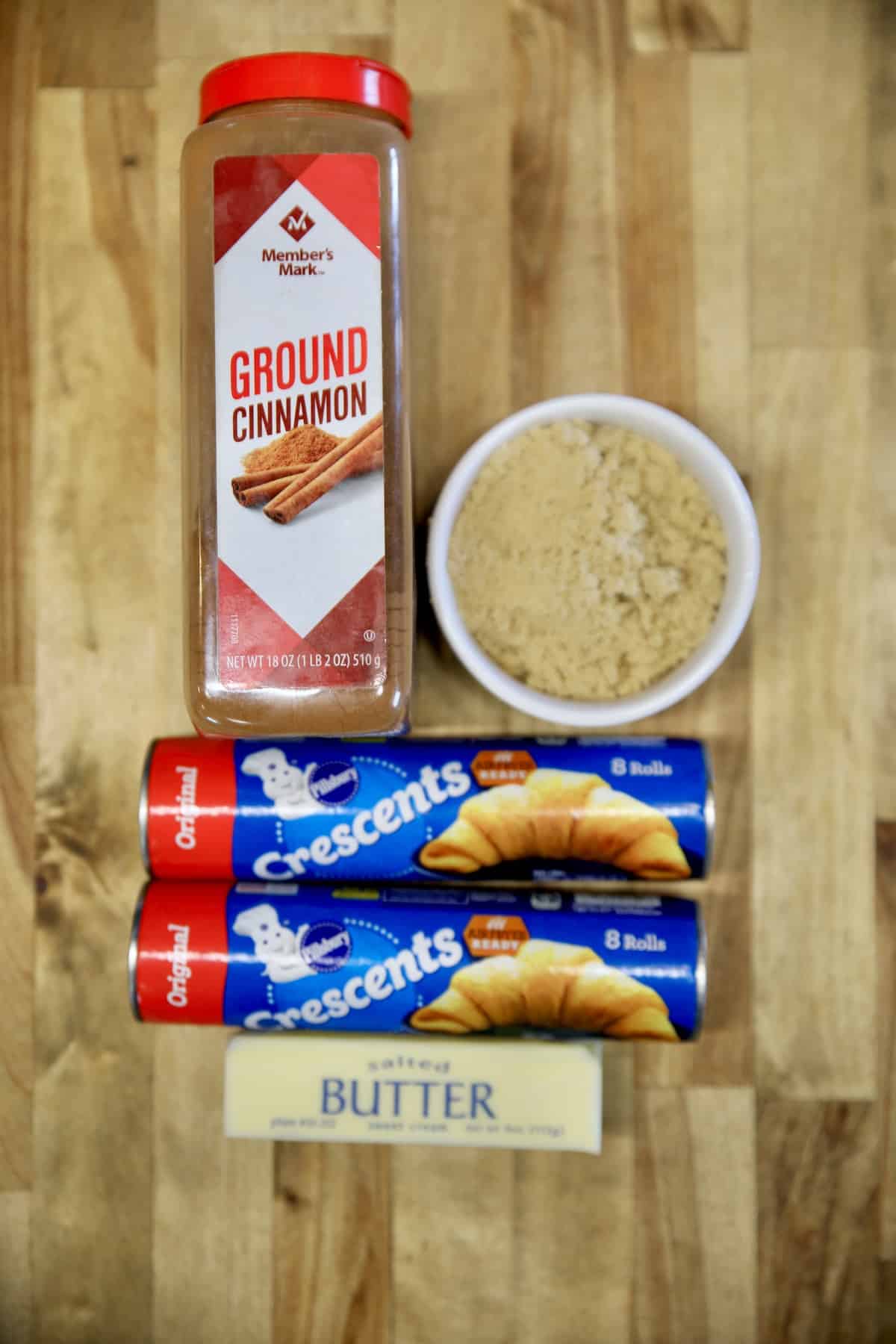Ingredients for croffles.