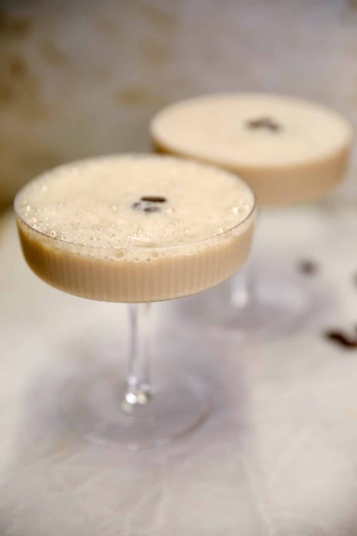 2 Irish Espresso Martinis.