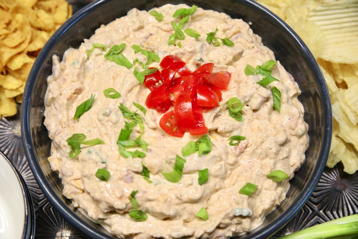 Boat dip in a bowl.