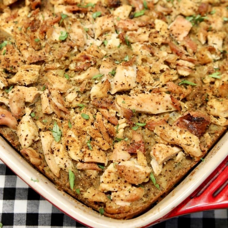 Cornbread Dressing with Chicken