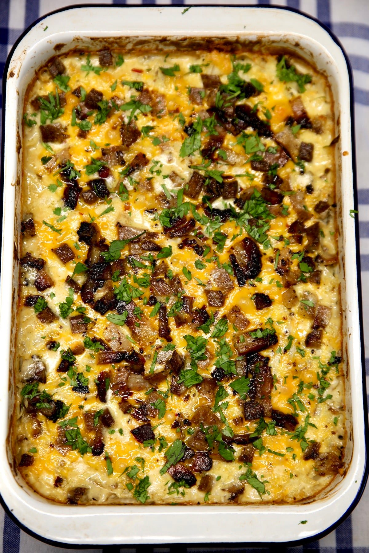 Brisket hashbrown casserole.
