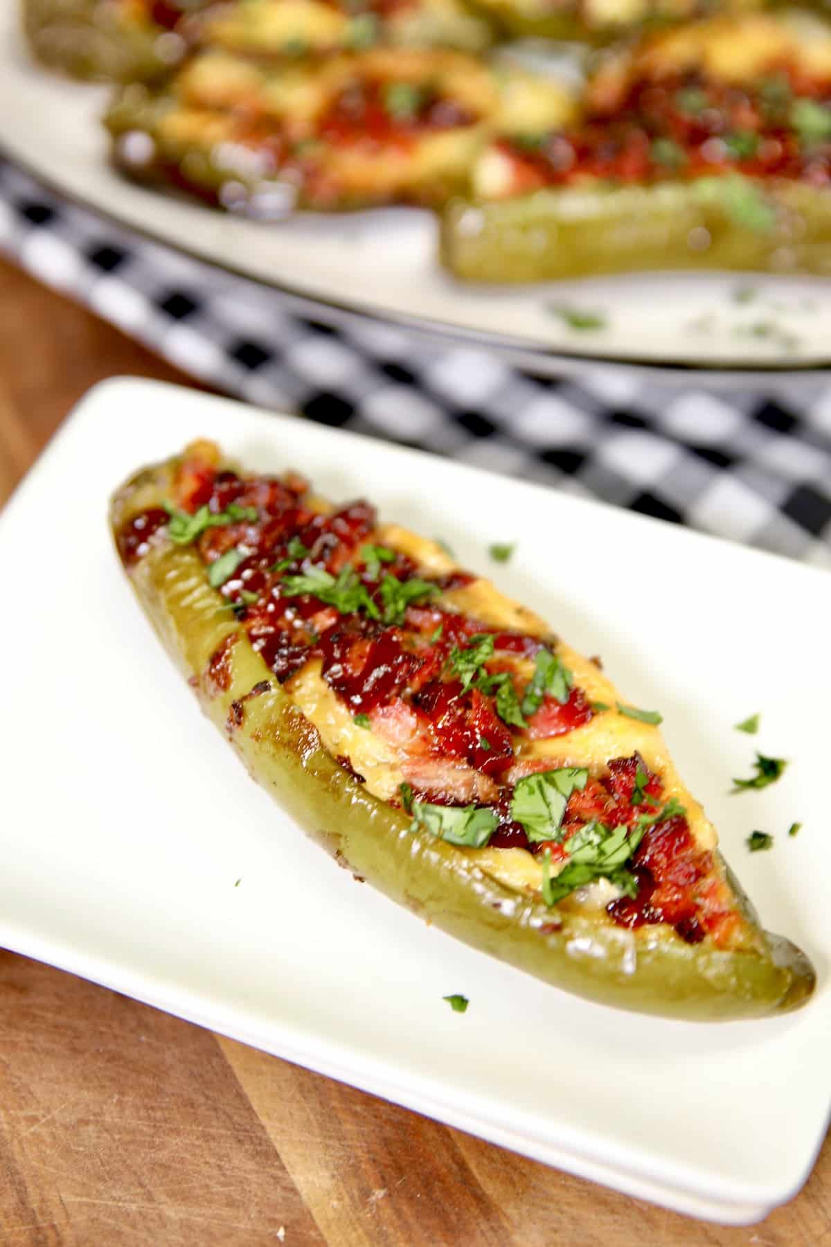 Jalapeno popper with brisket.