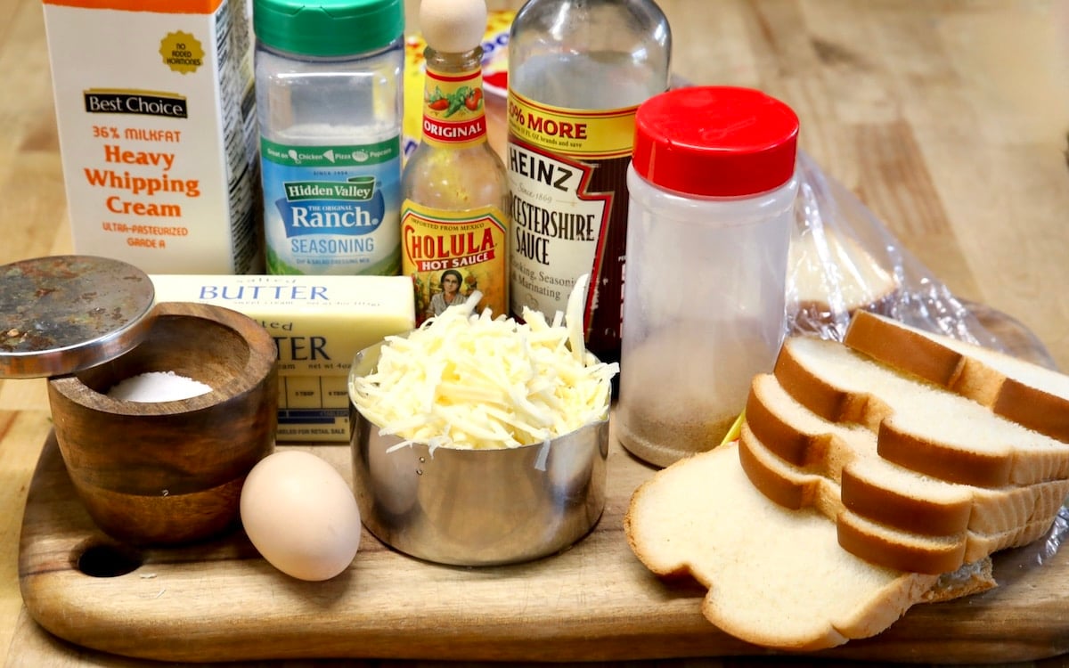 Cheese dreams ingredients.